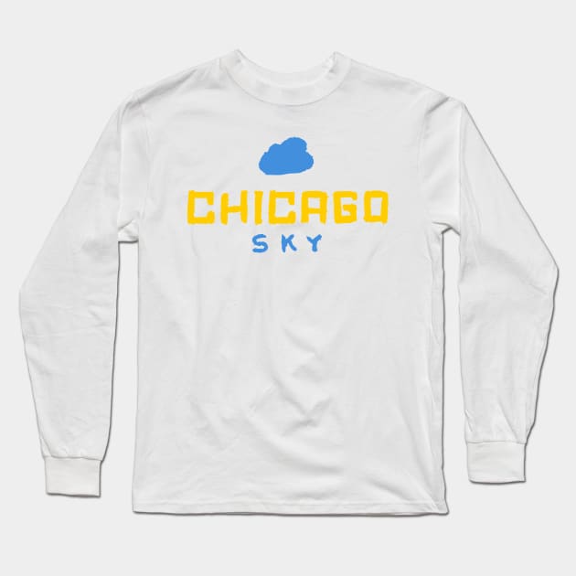 Chicago Skyyy 19 Long Sleeve T-Shirt by Very Simple Graph